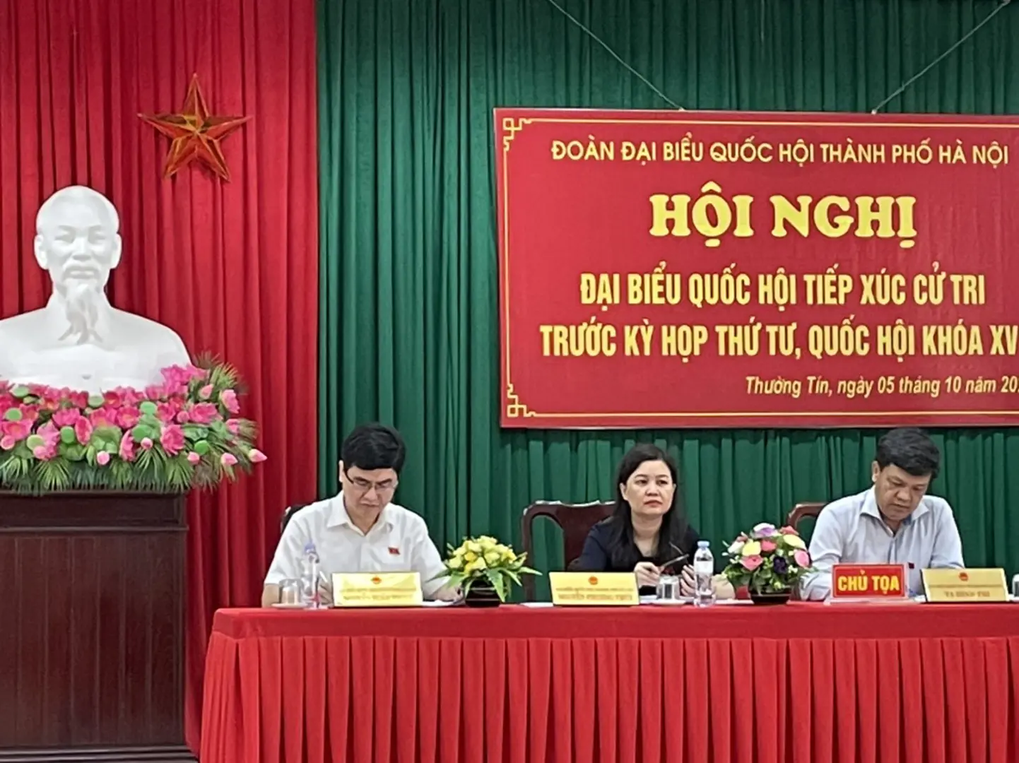 Cử tri huyện Thường Tín quan tâm đến triển khai Dự án đường Vành đai 4