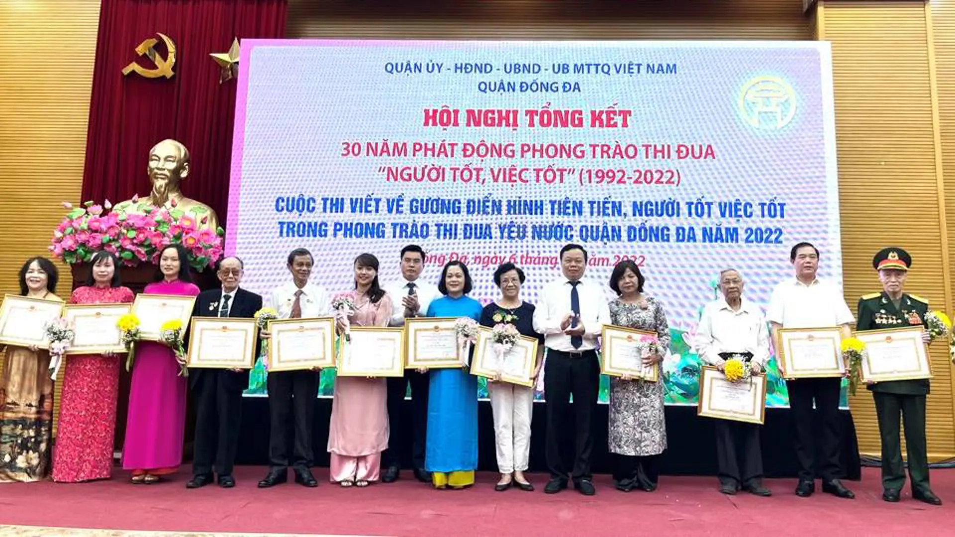 Quận Đống Đa có hơn 10.000 cá nhân được tặng danh hiệu “Người tốt, việc tốt”