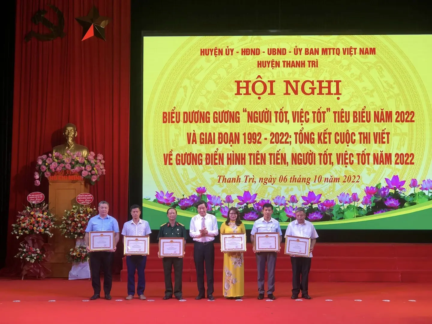 Huyện Thanh Trì biểu dương "Người tốt, việc tốt" tiêu biểu năm 2022