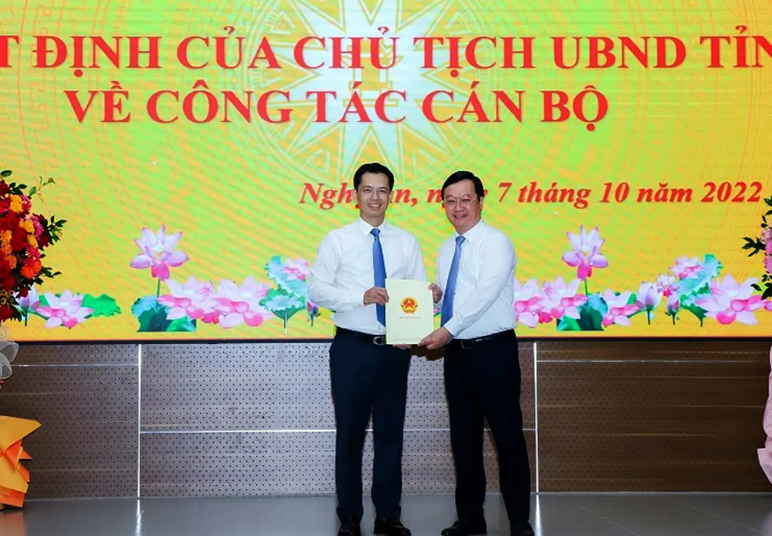 Ông Trịnh Thanh Hải làm Giám đốc Sở Tài chính Nghệ An