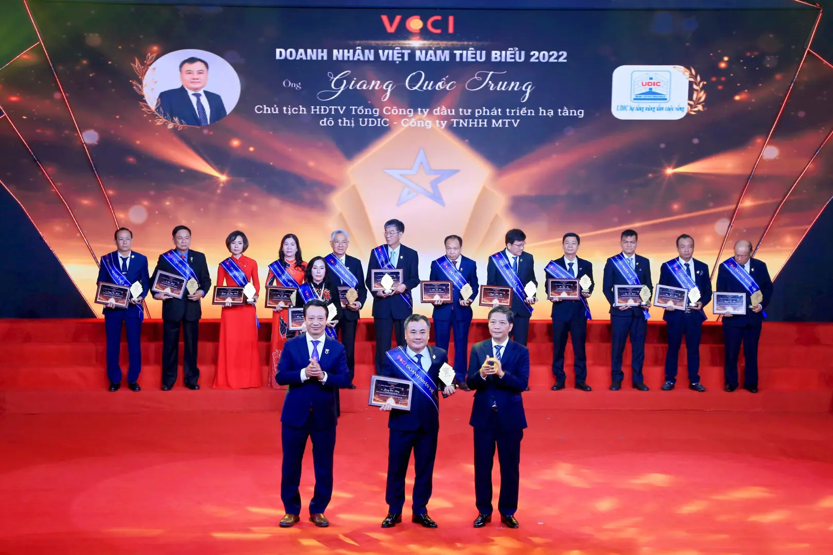 CEO UDIC Giang Quốc Trung  được tôn vinh Doanh nhân Việt Nam tiêu biểu năm 2022