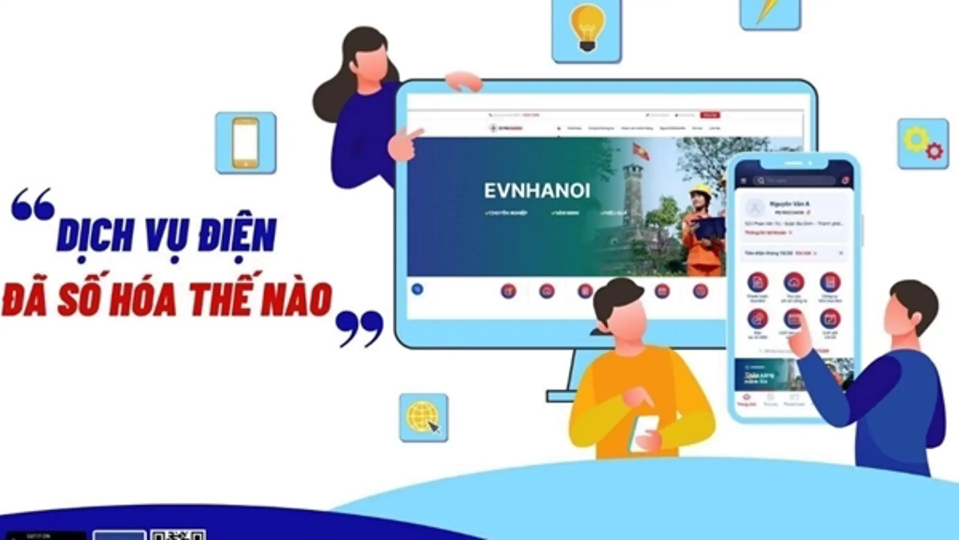 Hiệu quả, tiện lợi với những tiện ích của EVNHANOI