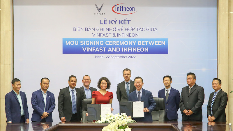 VinFast, Infineon Technologies AG center focuses on Hanoi’s electromobility 