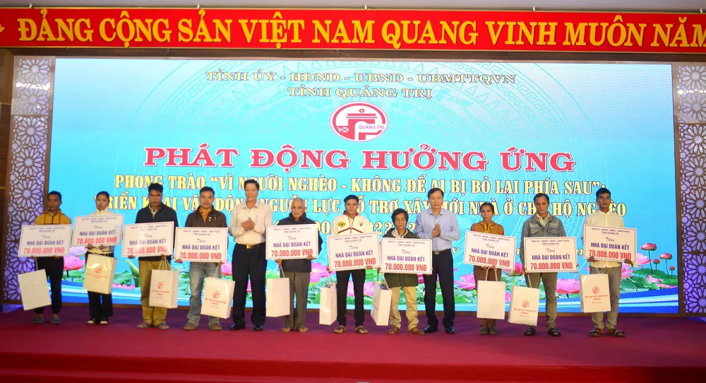 Quảng Trị: Hưởng ứng phong trào “Vì người nghèo-Không để ai bị bỏ lại phía sau”