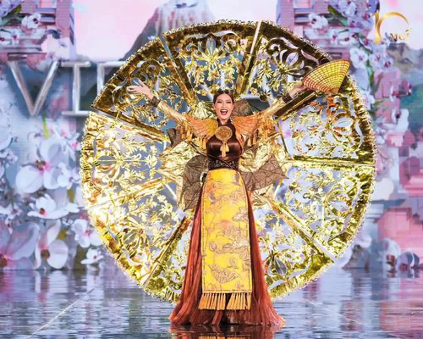 Tiếp tục nhờ bình chọn, Thiên Ân vào Top 4 của Miss Grand International 2022