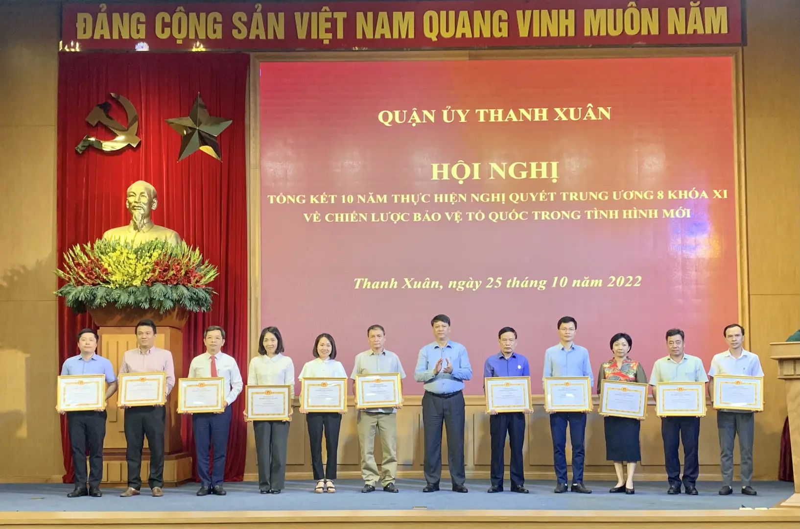 Quận Thanh Xuân: Tổng kết 10 năm thực hiện Nghị quyết Trung ương 8 khóa XI