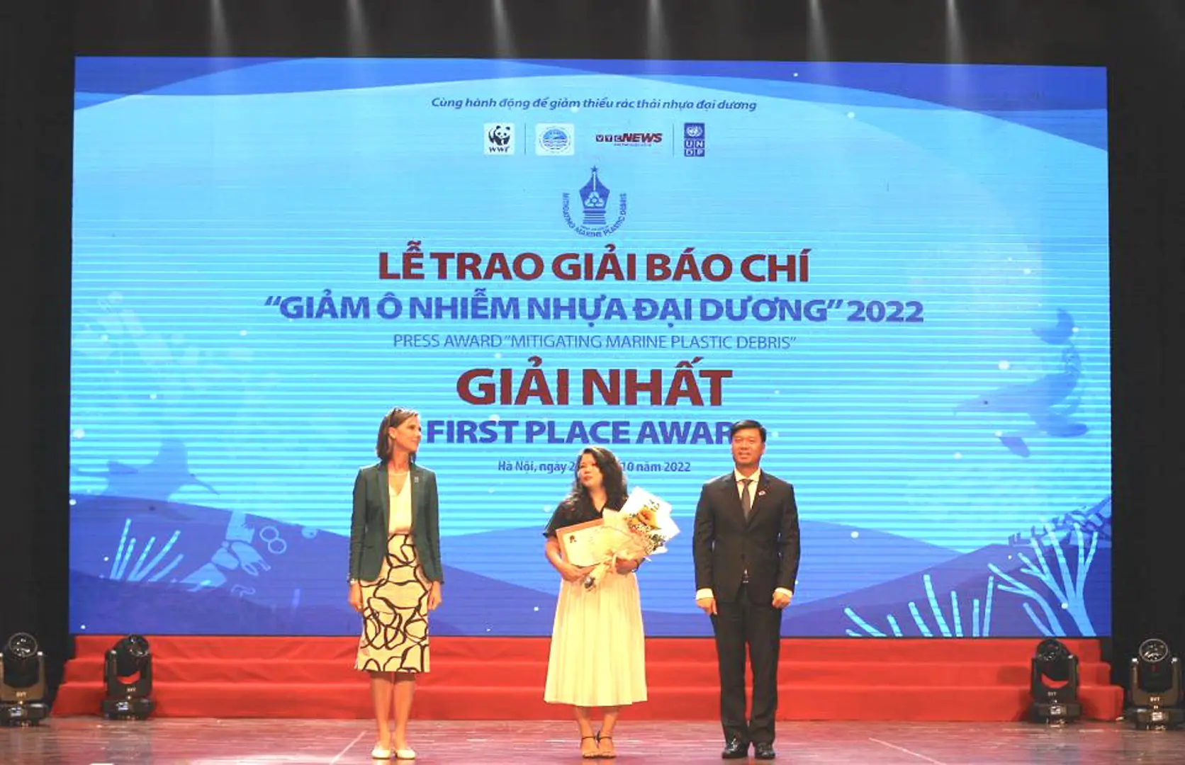 Trao giải cuộc thi "Giảm ô nhiễm nhựa đại dương" năm 2022