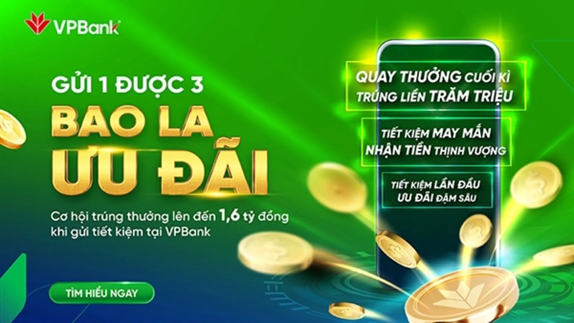 “Cơn mưa quà tặng” khi gửi tiết kiệm tại VPBank dịp cuối 2022