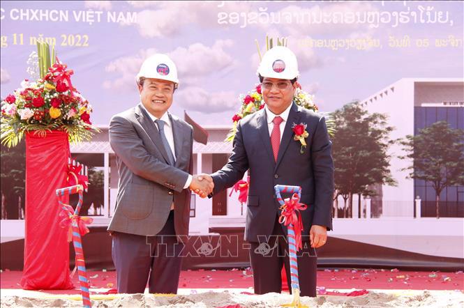 Hanoi-funded Vientiane Justice and Prosecutor's office construction begins