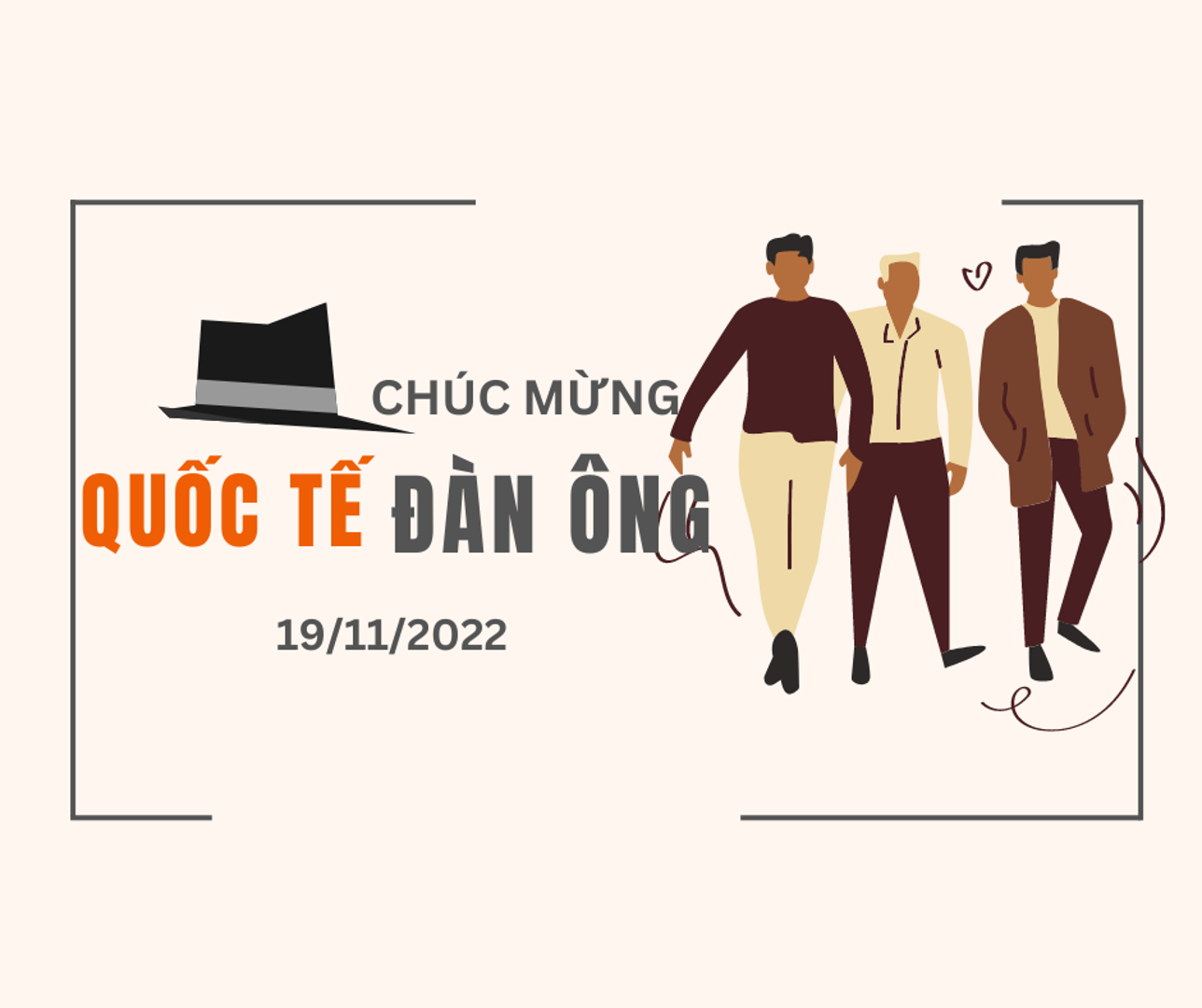 Lời chúc tặng bố, chồng, người yêu, anh, em trai Ngày Quốc tế Đàn ông 19/11