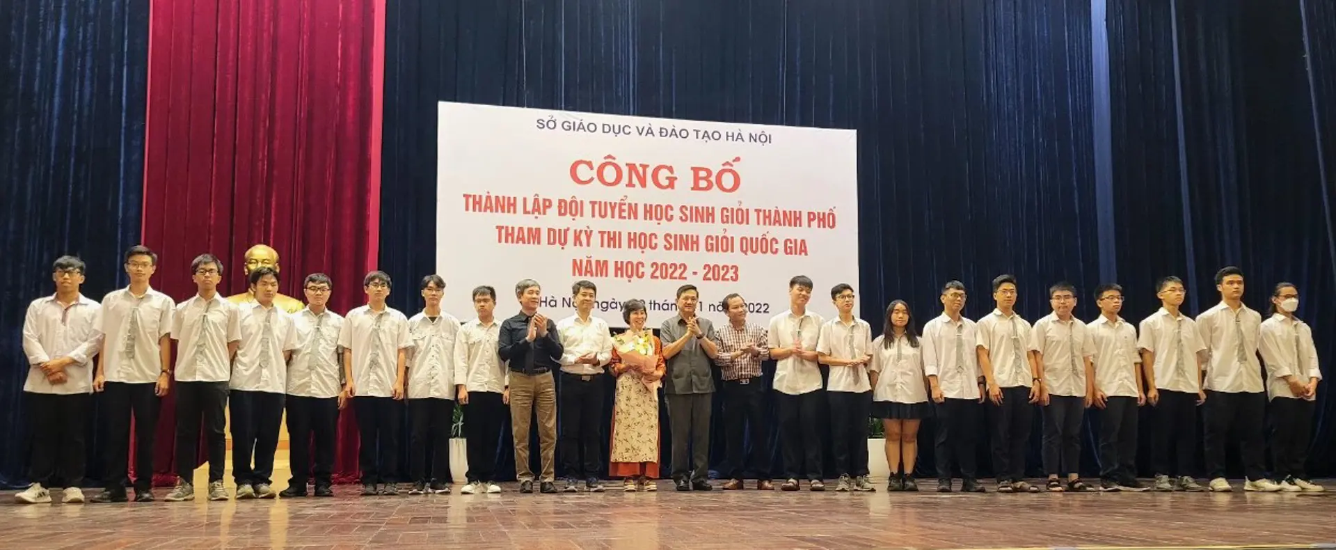 Hà Nội: Công bố 12 đội tuyển thi học sinh giỏi quốc gia năm học 2022-2023