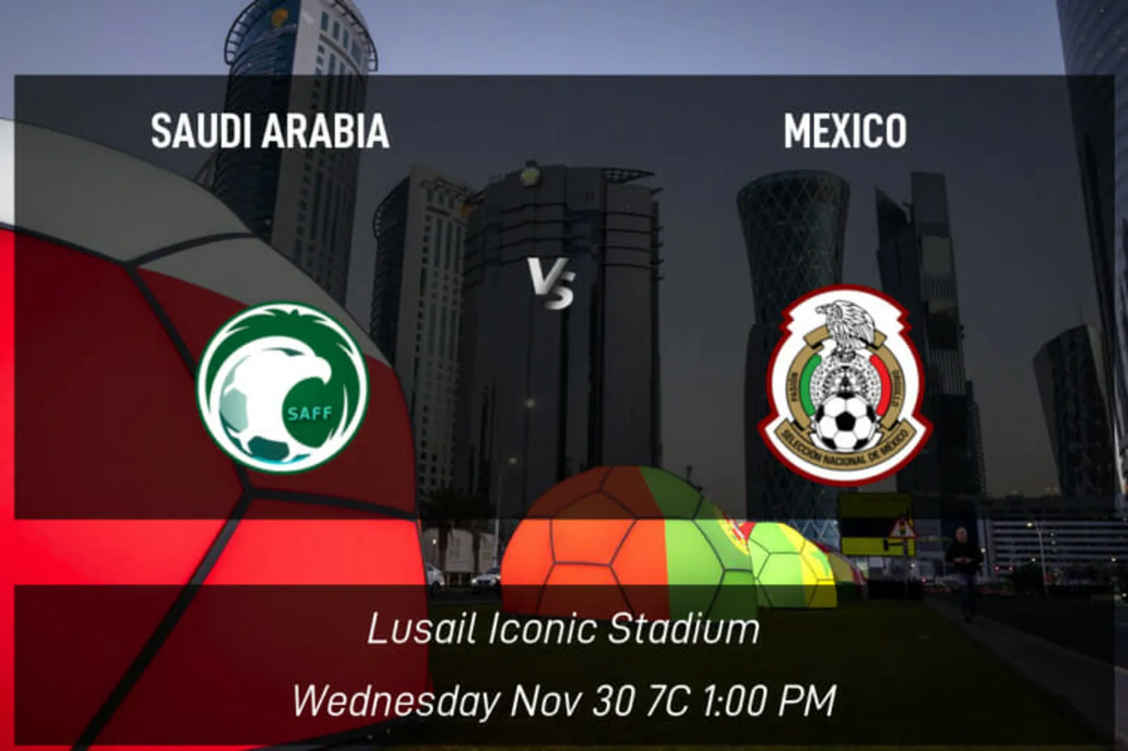 Saudi Arabia vs Mexico: Muốn đi tiếp Mexico phải thắng đậm