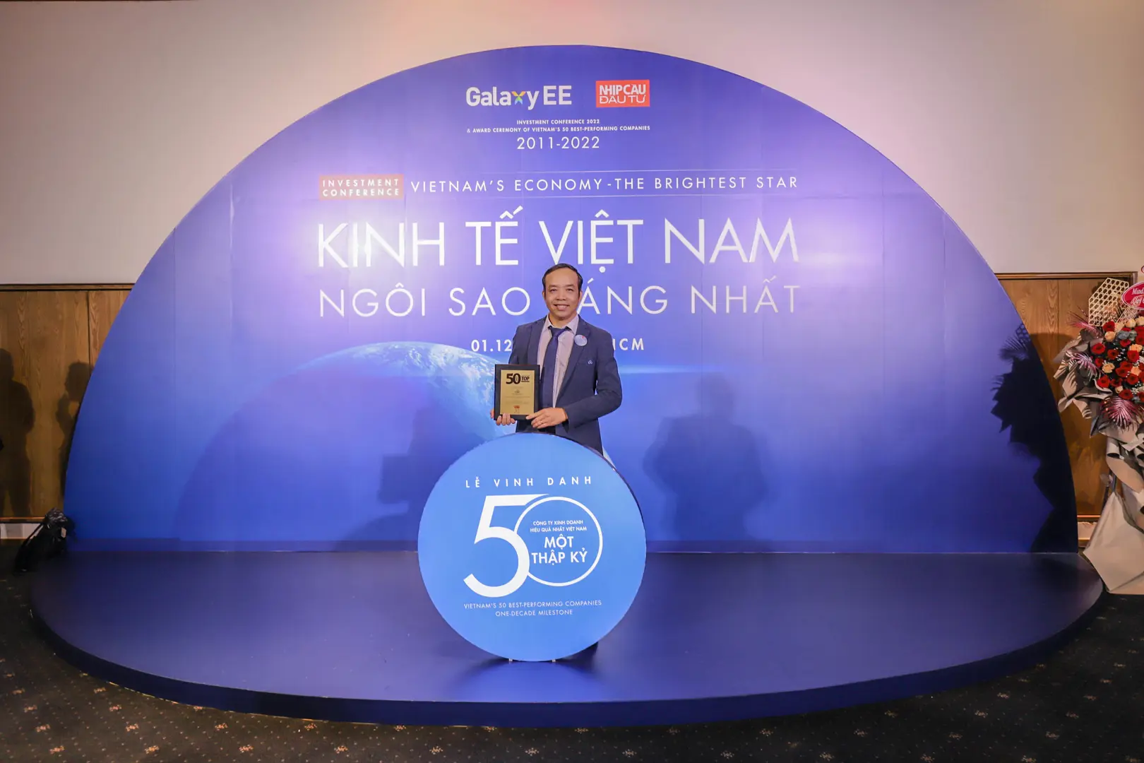 CMC được vinh danh “Top 50 công ty kinh doanh hiệu quả nhất Việt Nam”