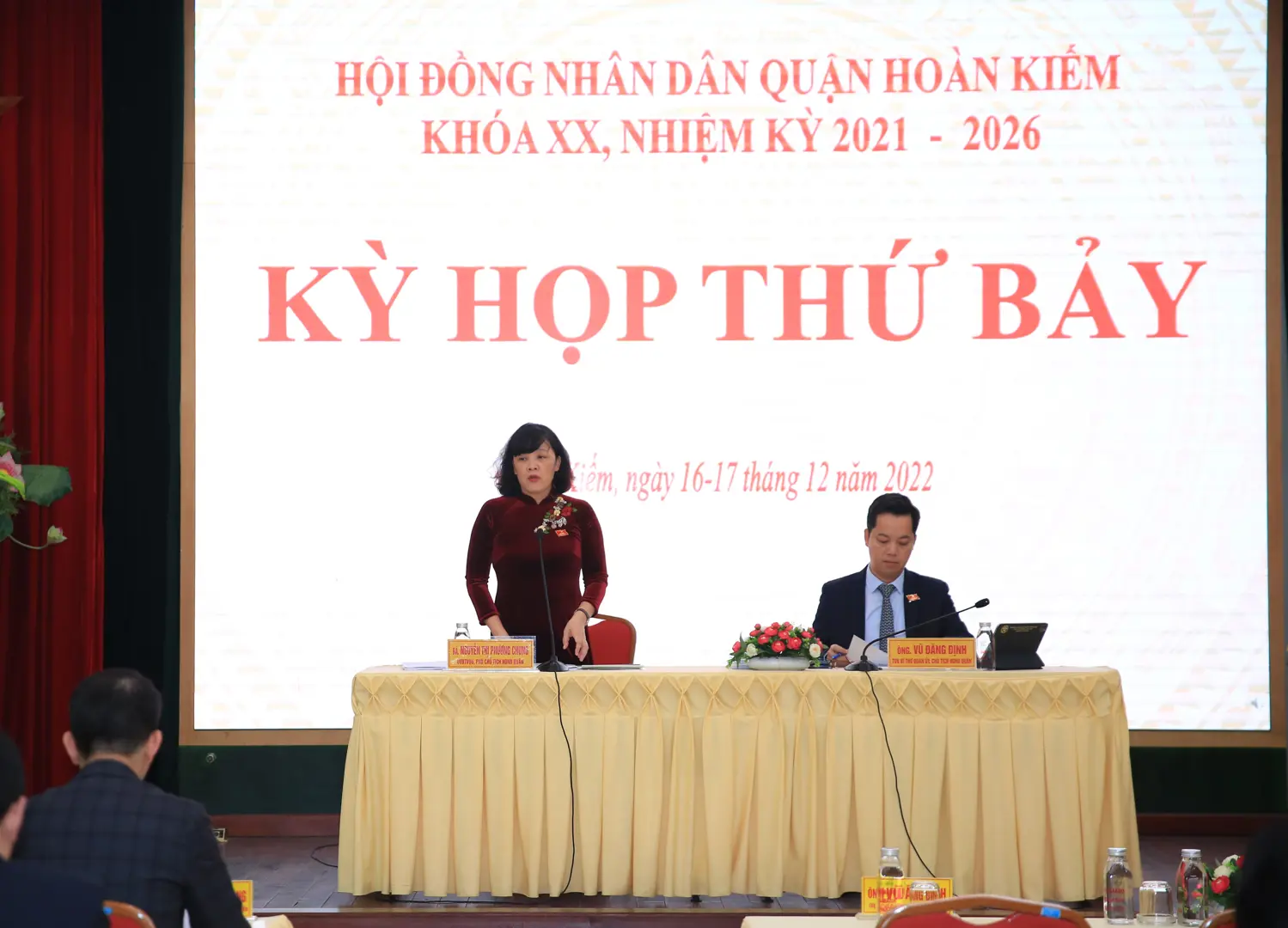 Khai mạc Kỳ họp thứ 7, HĐND quận Hoàn Kiếm, Hà Nội