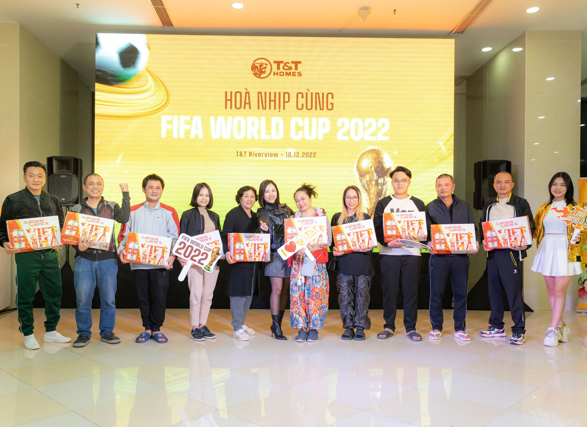 T&T Homes sôi động cùng World Cup với hàng nghìn cư dân