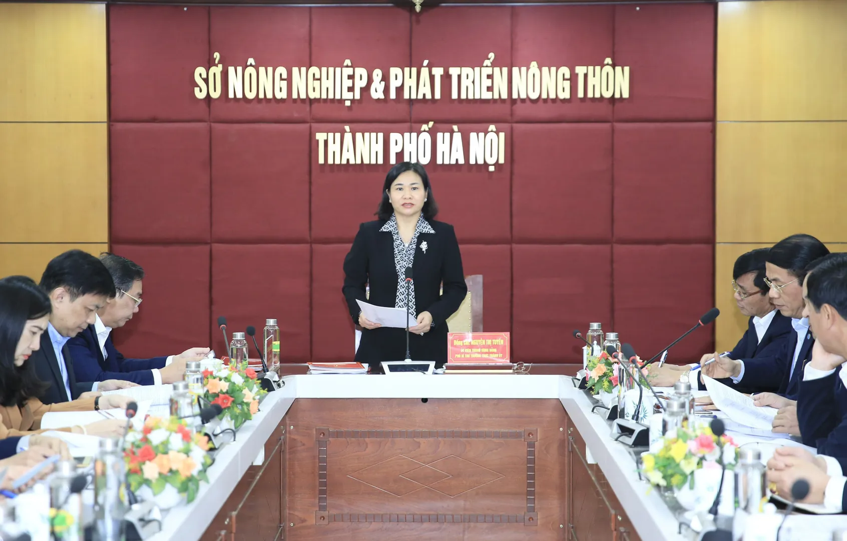 Phó Bí thư Thường trực Thành ủy Hà Nội chỉ đạo kiểm điểm tại Sở NN&PTNT