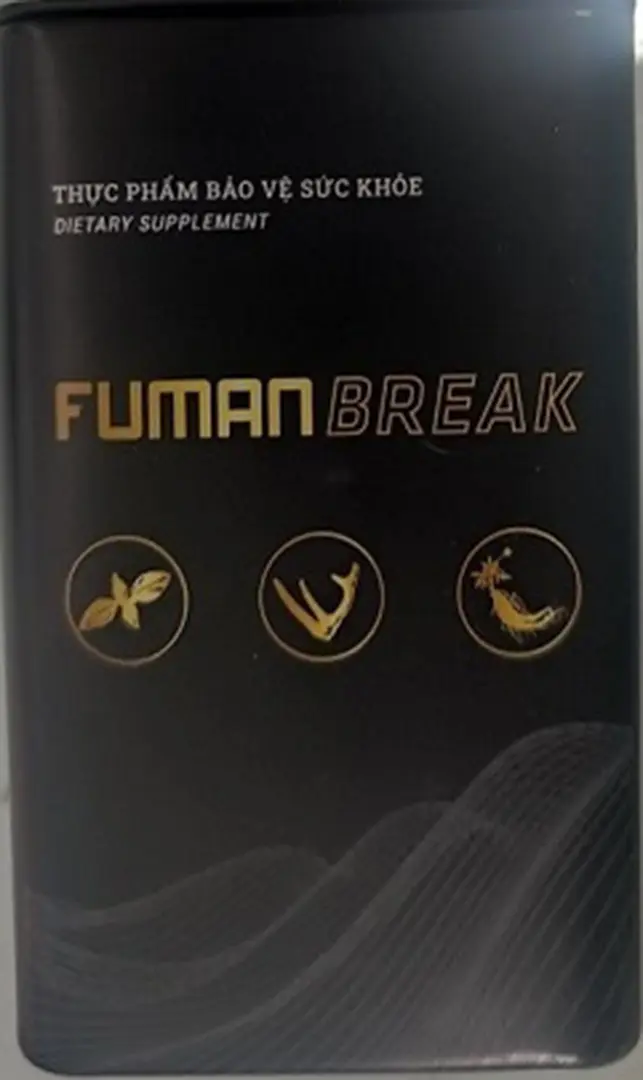 Bộ Y tế cảnh báo thực phẩm chức năng Fumanbreak chứa chất cấm Sildenafil