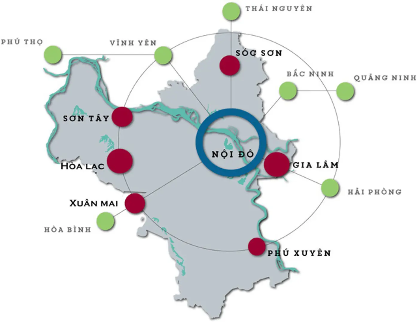 Tăng tốc hoàn thành quy hoạch các phân khu đô thị vệ tinh