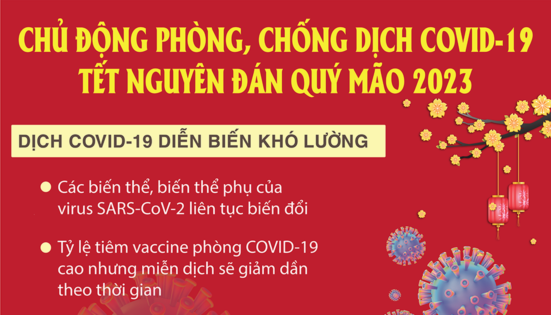 Khuyến cáo về phòng, chống dịch Covid - 19 Tết Nguyên đán Quý Mão 2023