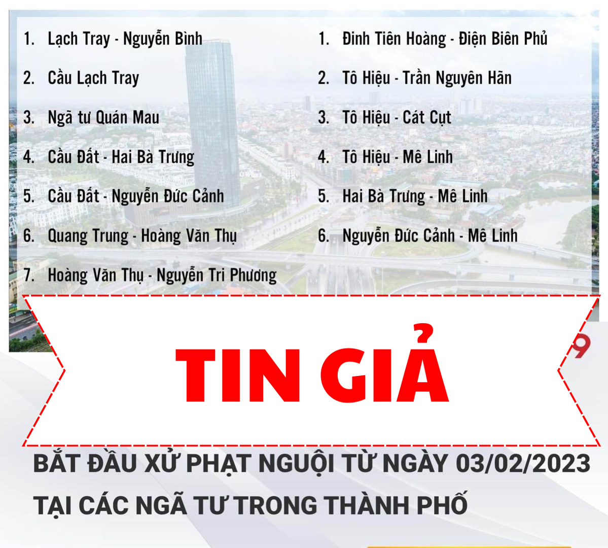 Một Fanpage bị xử phạt do đăng thông tin "phạt nguội" sai sự thật