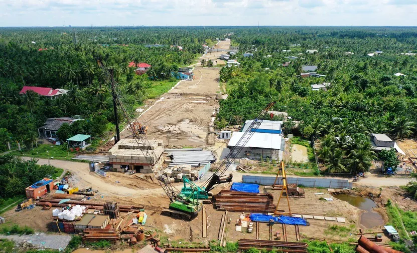 Hai gói thầu cuối cùng của dự án cầu Rạch Miễu 2 sắp được khởi công