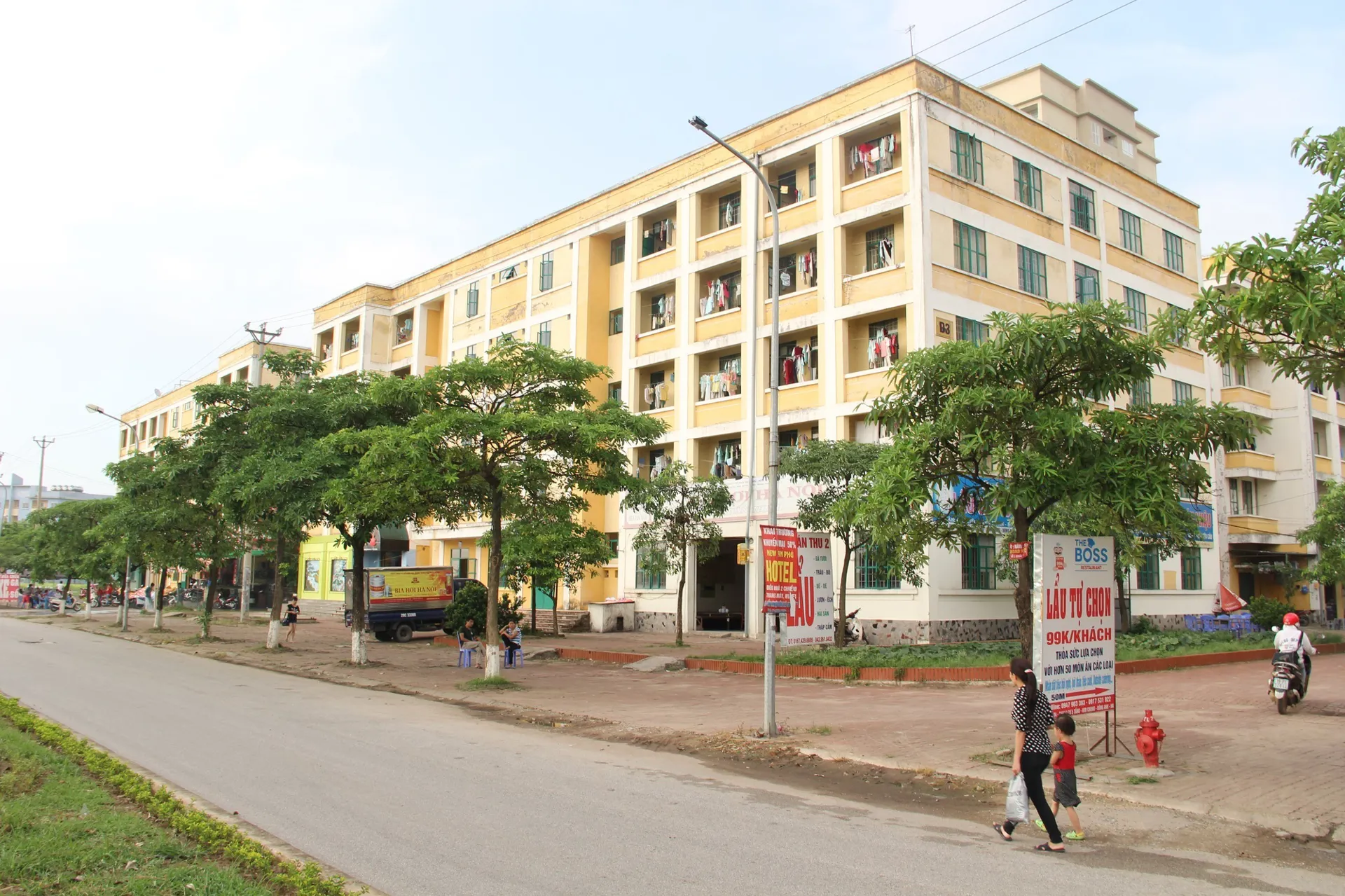 Khu nhà ở công nhân tại xã Kim Chung, huyện Đông Anh. Ảnh: Tuấn Anh