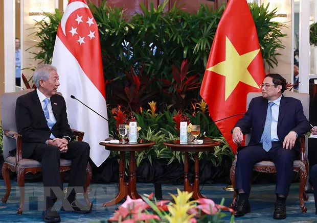 Thủ tướng tiếp Bộ trưởng cao cấp Singapore Teo Chee Hean