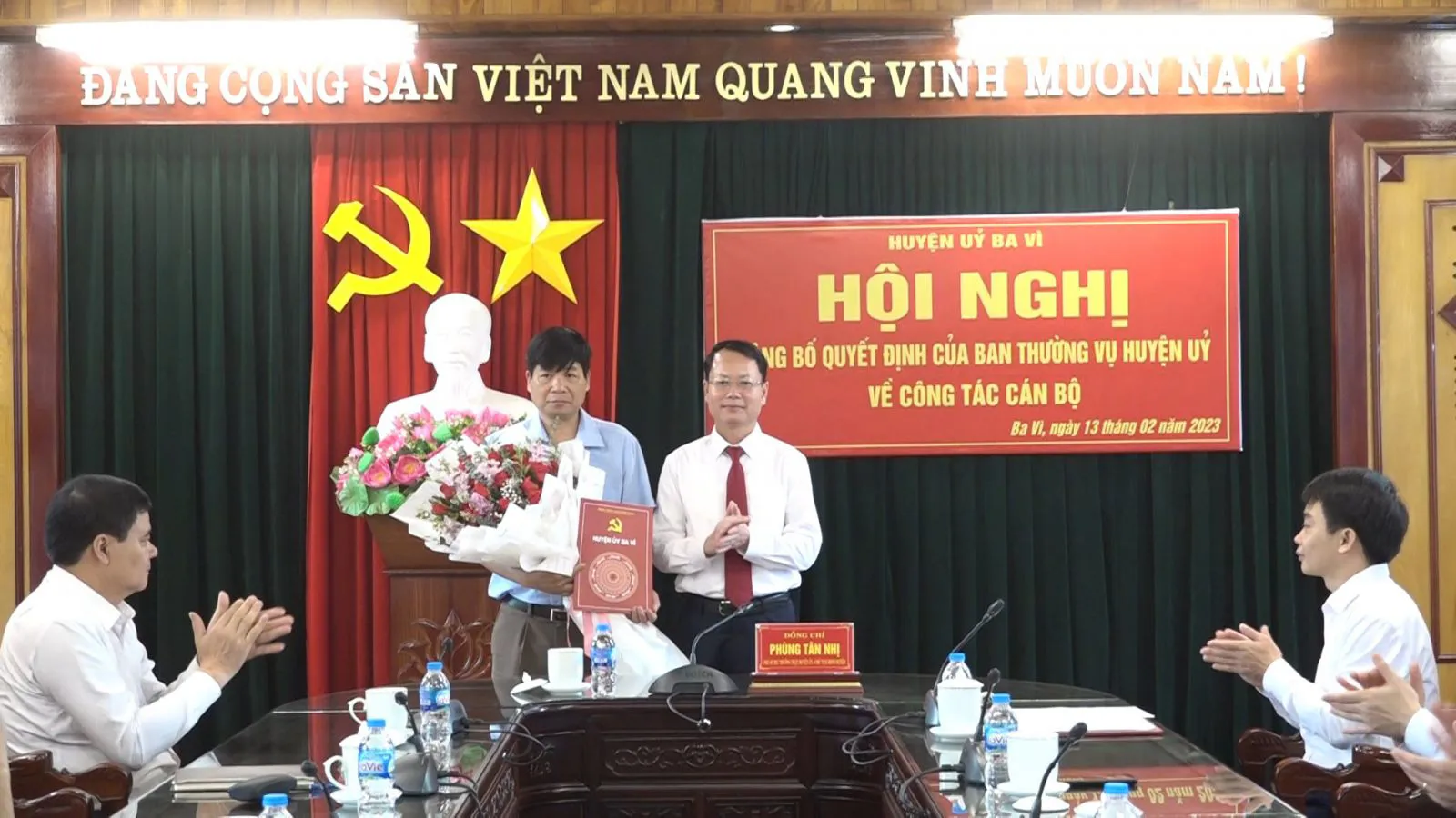 Ba Vì có tân Phó Chủ nhiệm Uỷ ban Kiểm tra Huyện uỷ nhiệm kỳ 2020-2025