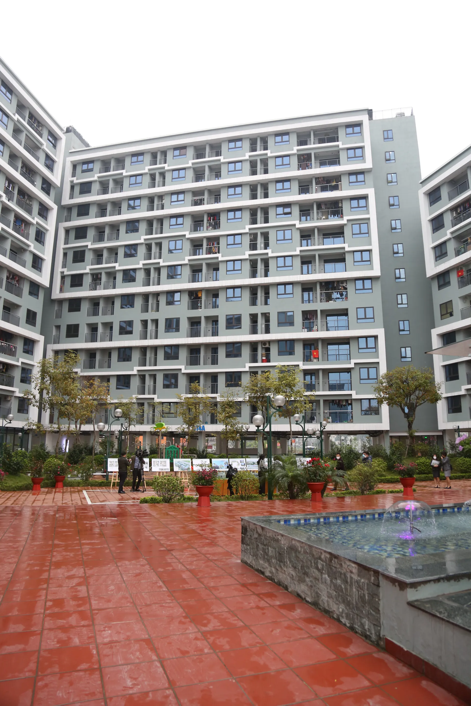 Khu nhà ở xã hội tại xã Kim Chung, huyện Đông Anh. Ảnh: Hải Linh