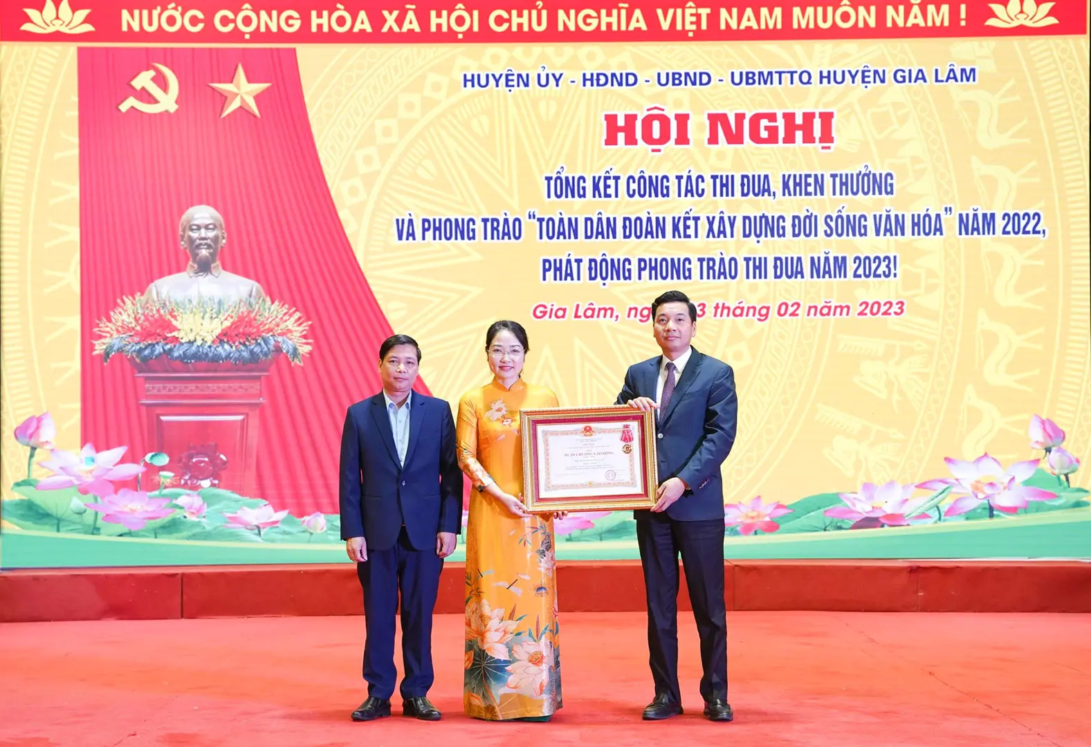 Huyện Gia Lâm triển khai phong trào thi đua khen thưởng năm 2023