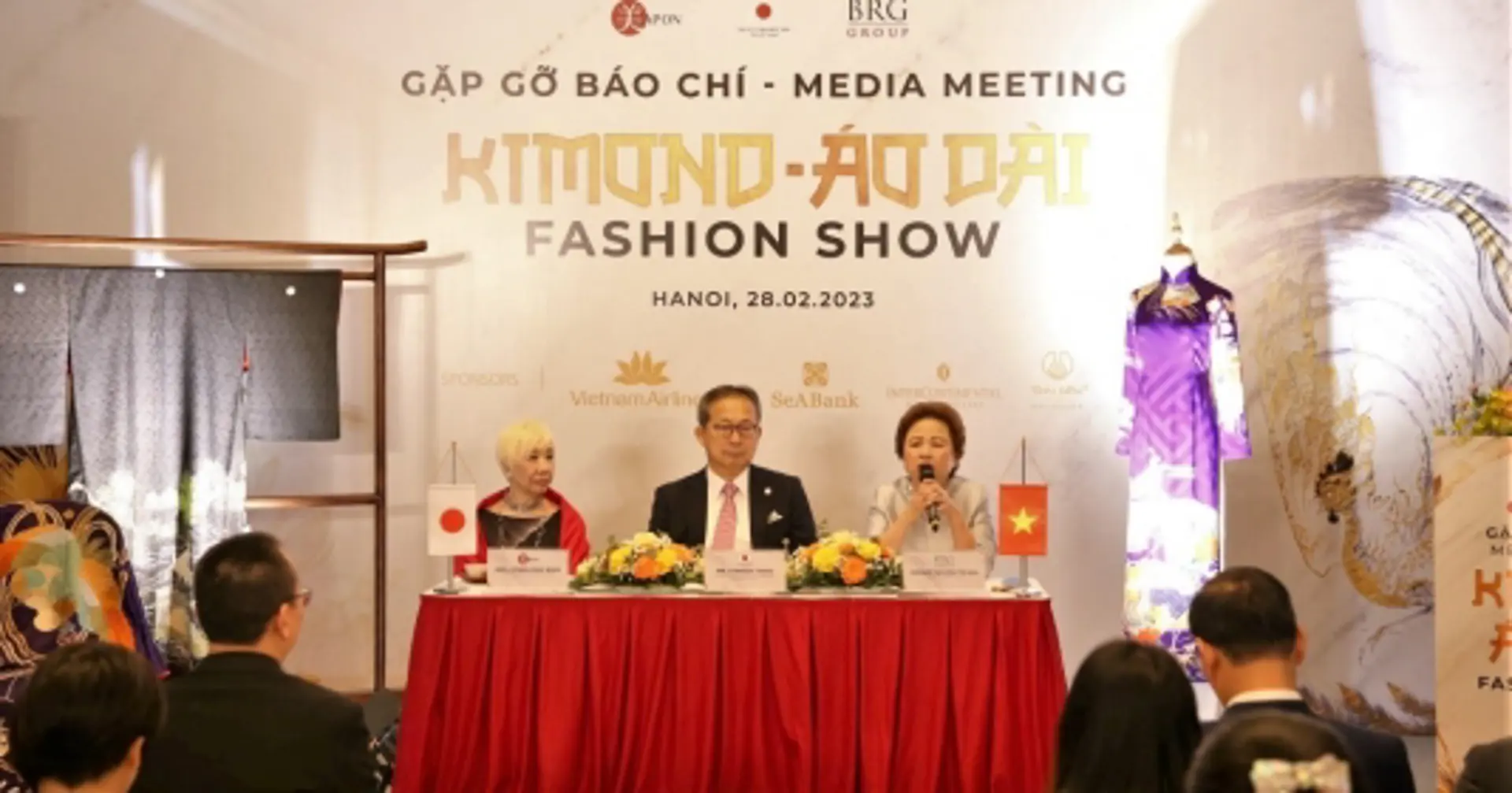 Kimono–Aodai Fashion Show: Giao lưu nghệ thuật kỷ niệm 50 năm quan hệ Việt - Nhật