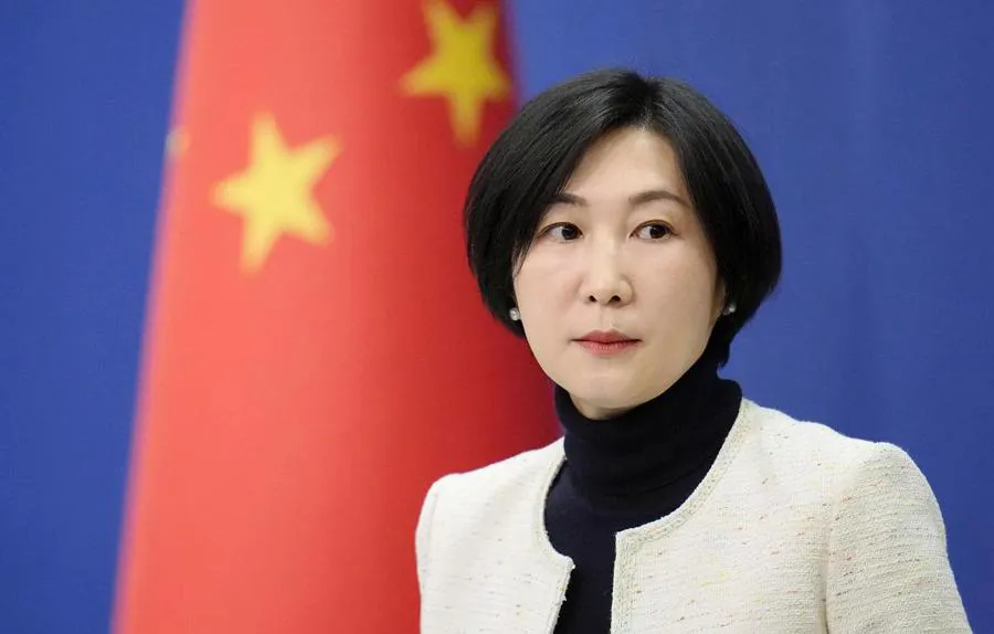Phát ngôn viên BộNgoại giaoTrung Quốc MaoNinh. Ảnh: Reuters