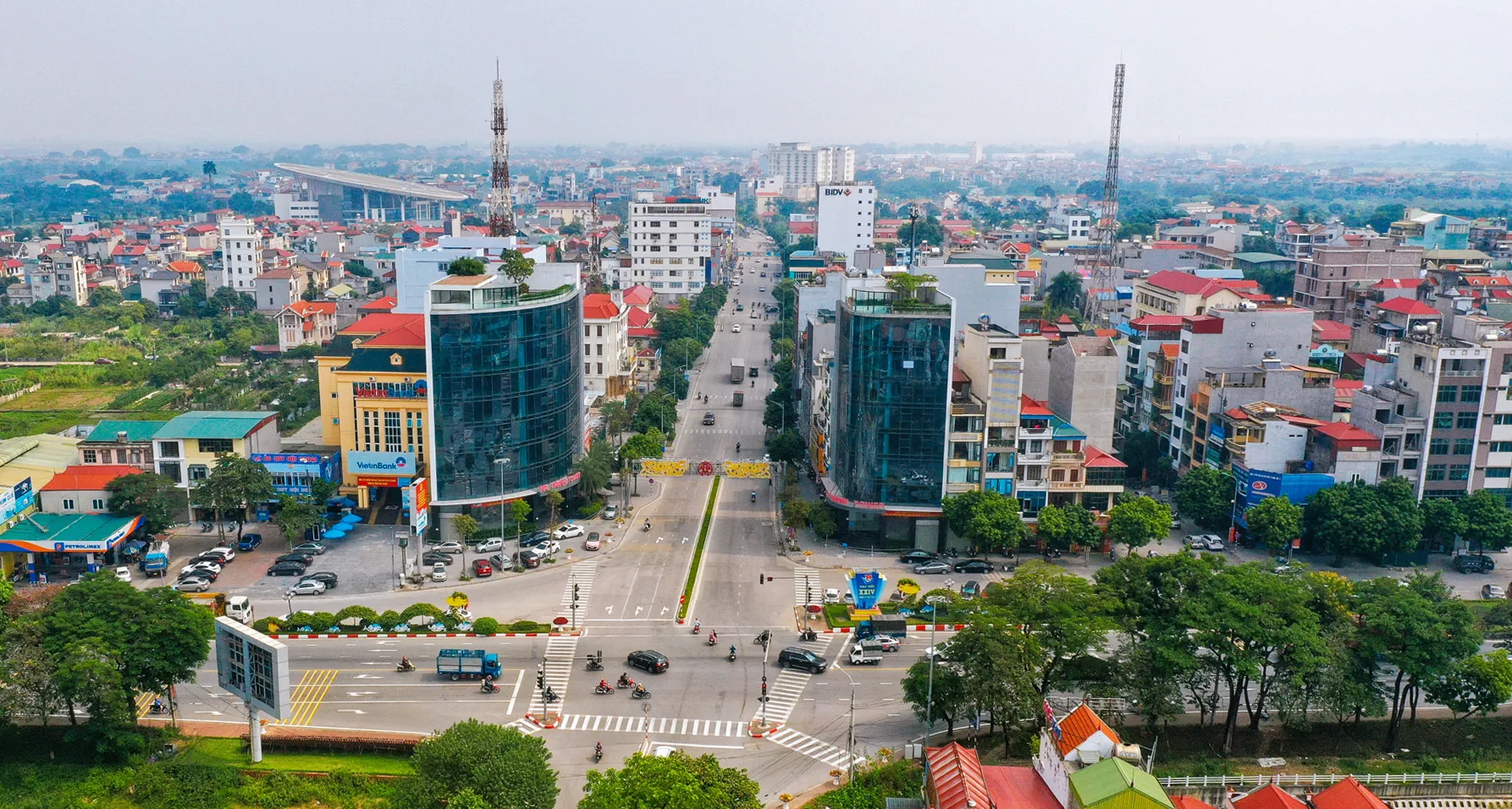Đông Anh ngày càng phát triển về kinh tế - xã hội. Ảnh: Hoàng Hà