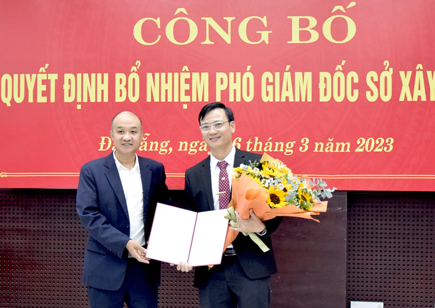 Đà Nẵng bổ nhiệm Phó Giám đốc Sở Xây dựng