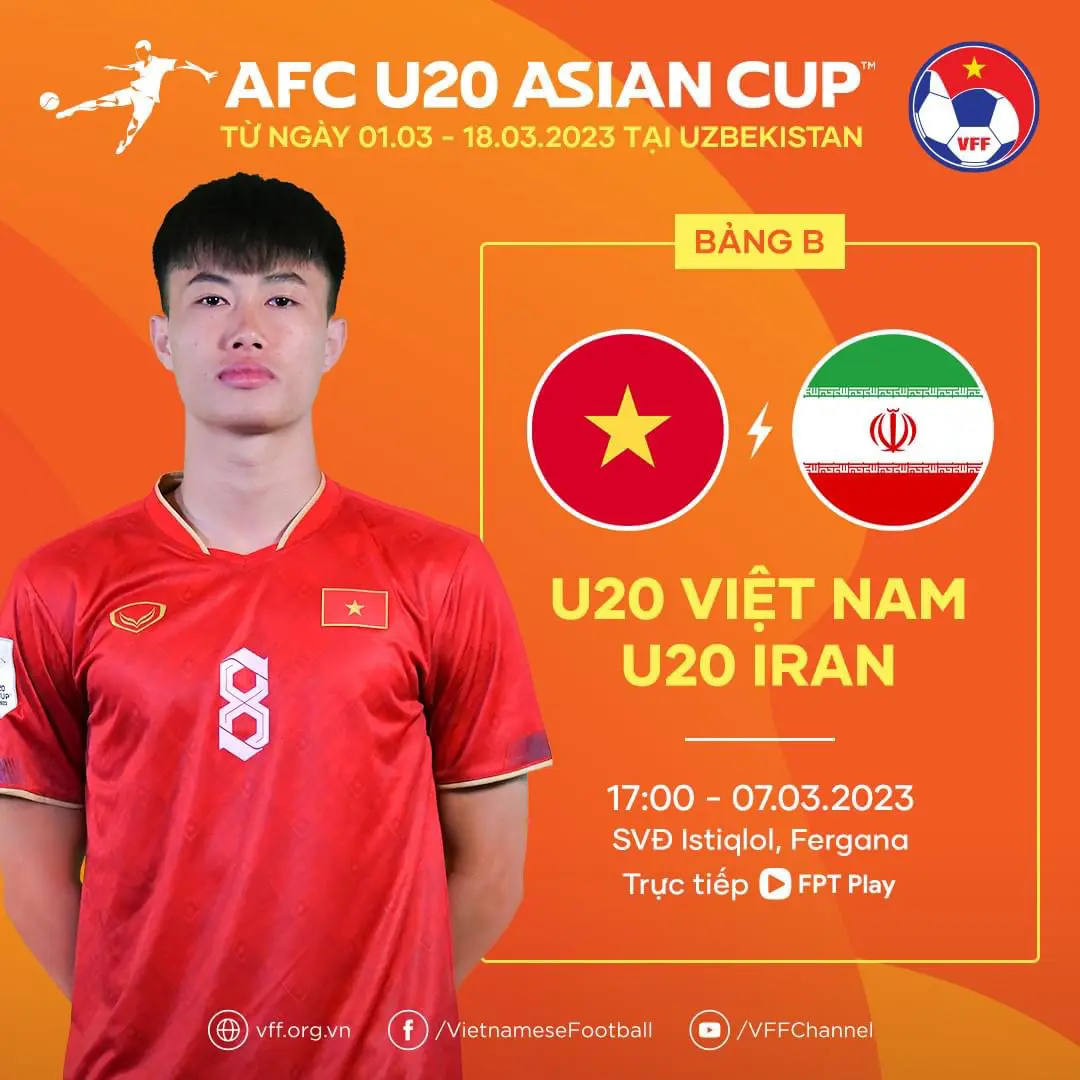 Trực tiếp U20 Việt Nam vs U20 Iran: Chờ tấm vé vào vòng tứ kết