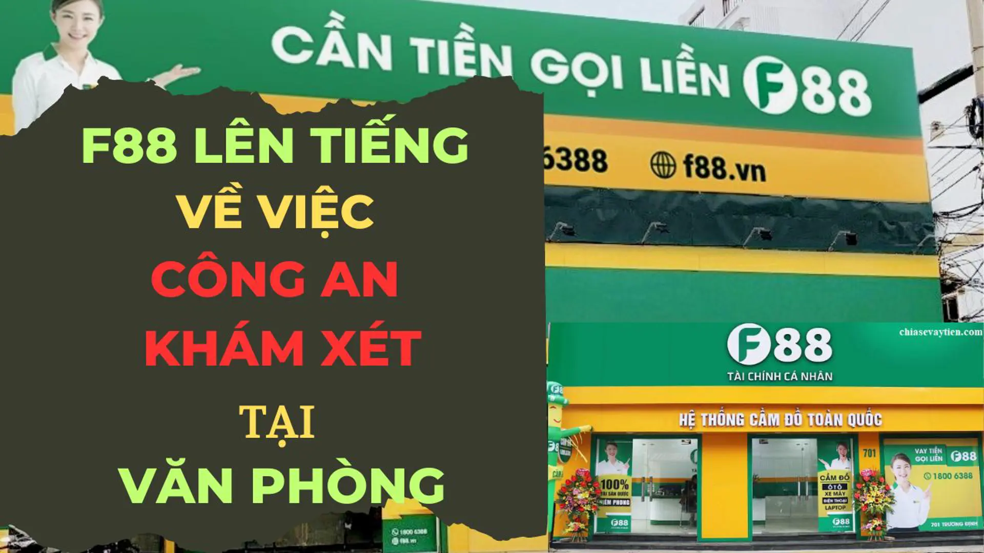 F88 lên tiếng về việc công an khám xét văn phòng ở TP Hồ Chí Minh