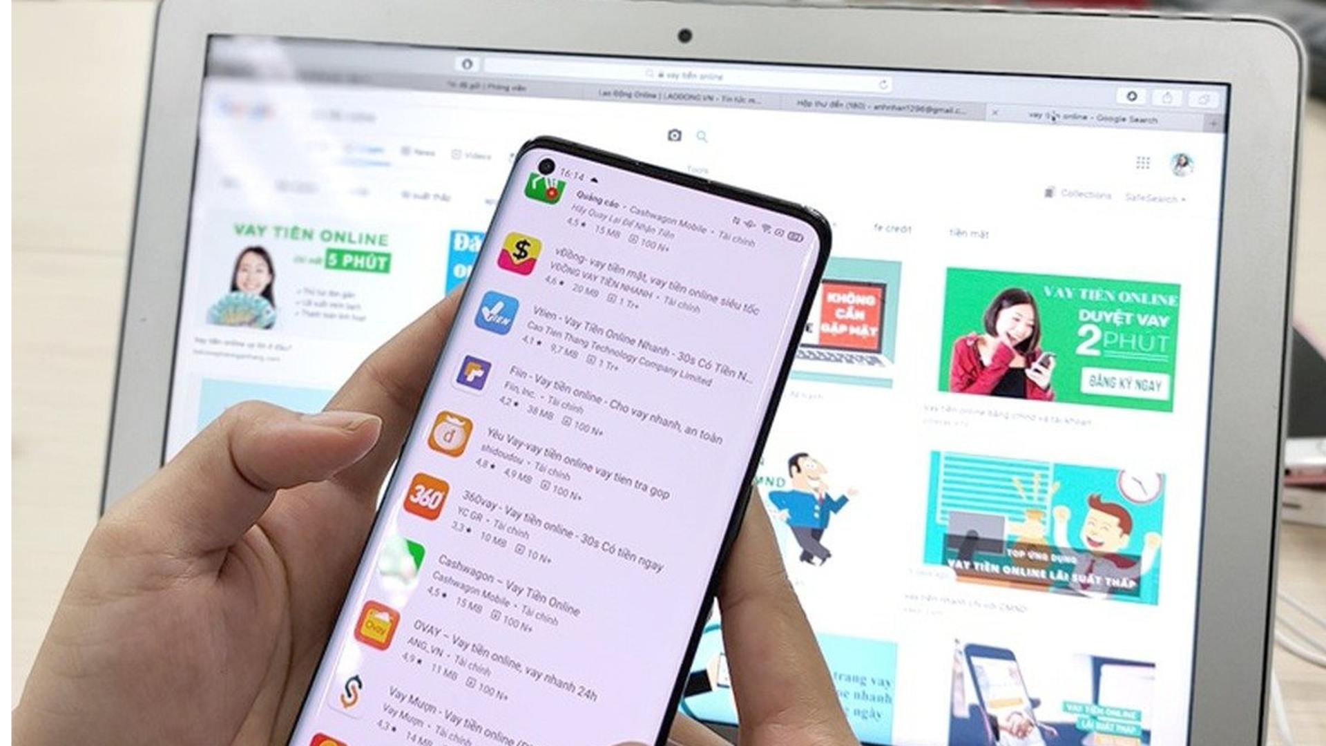 Vay tiền qua app - đừng tham mà phạm luật