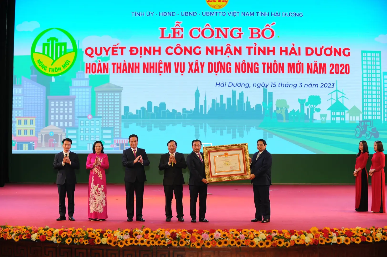 Hải Dương hoàn thành nhiệm vụ xây dựng nông thôn mới