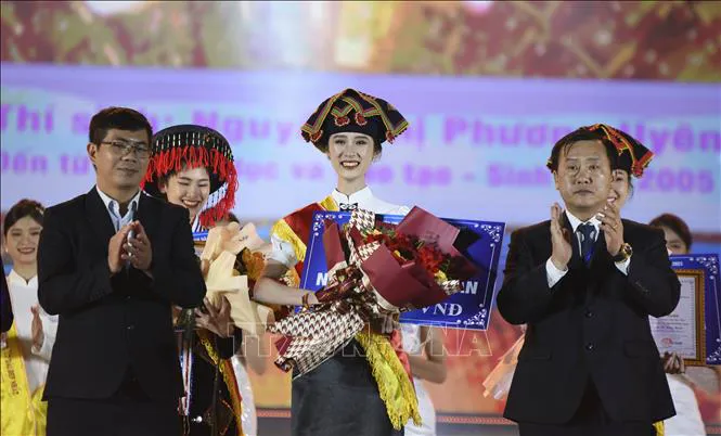 Người đẹp Hoa Ban 2023 Nguyễn Thị Phương Uyên. Ảnh: Xuân Tư
