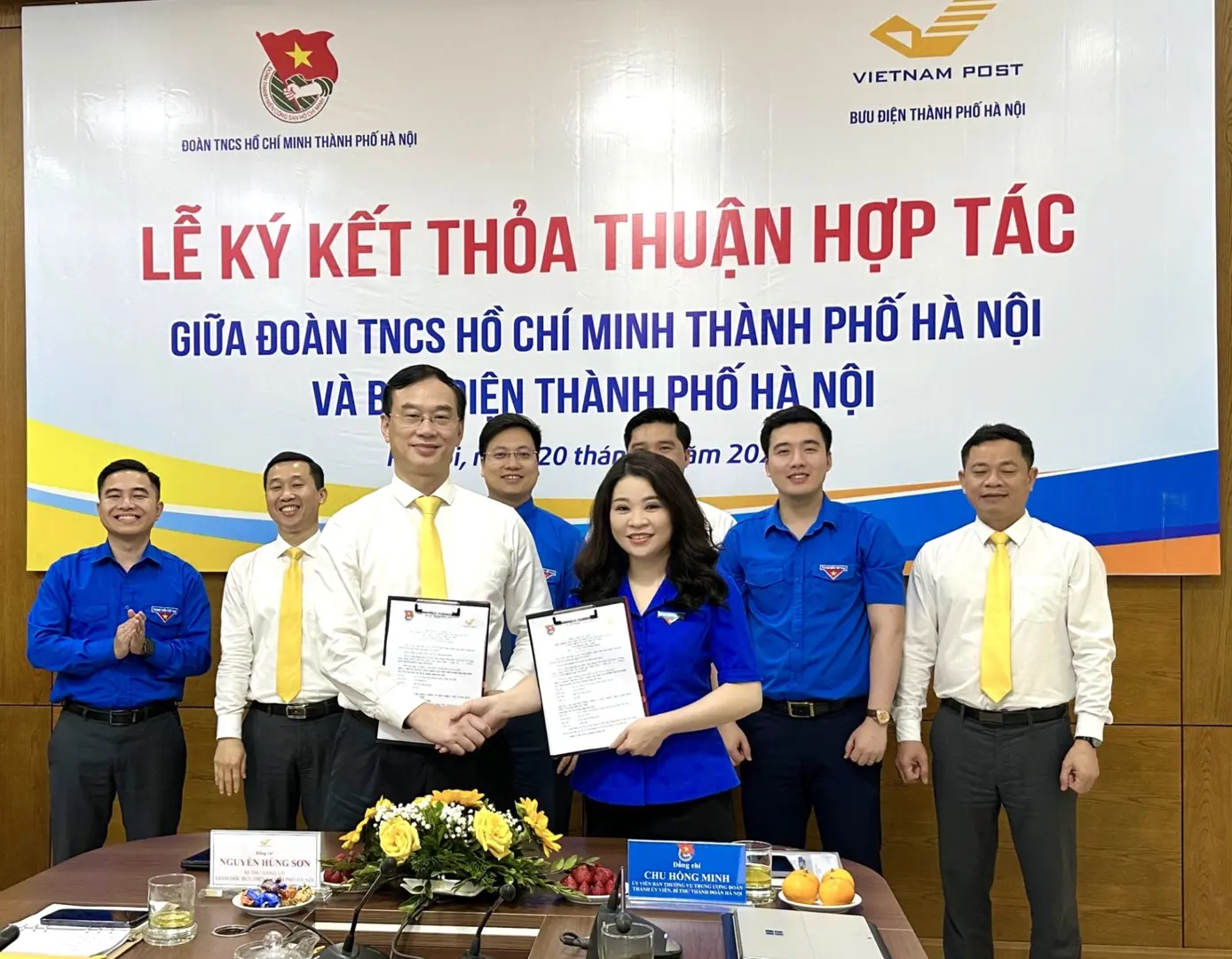 Thành đoàn hợp tác với Bưu điện Hà Nội về chuyển đổi số cho thanh niên