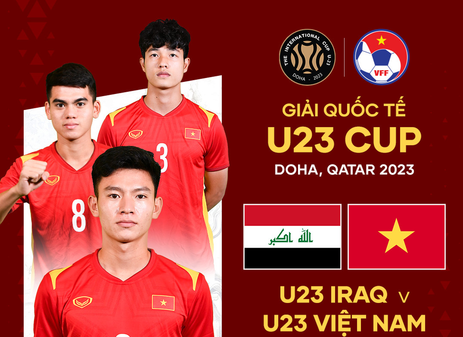 Trực tiếp U23 Iraq vs U23 Việt Nam: HLV Philippe Troussier chính thức ra mắt