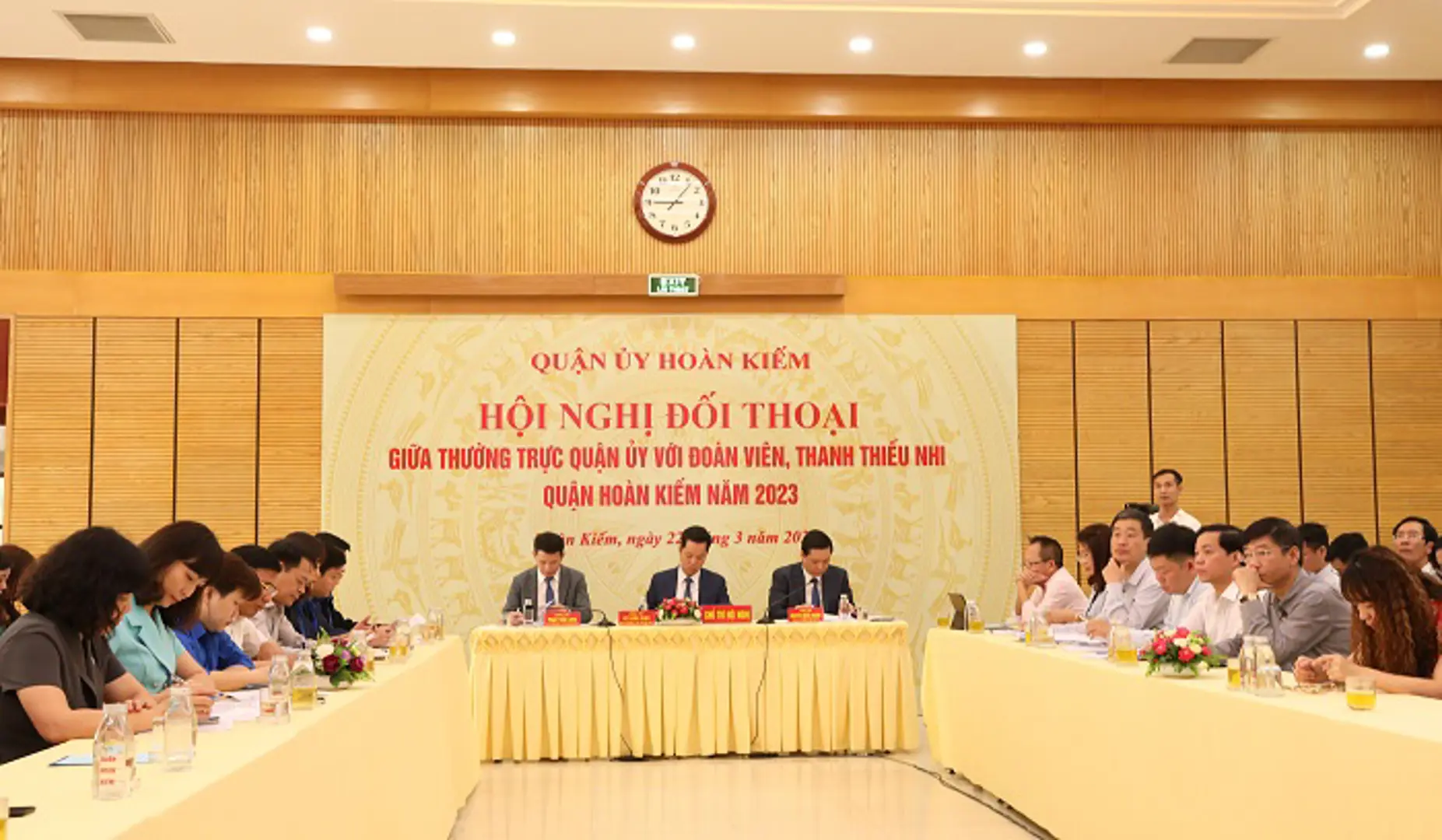 Quận Hoàn Kiếm: Thường trực Quận ủy đối thoại với đoàn viên, thanh thiếu nhi