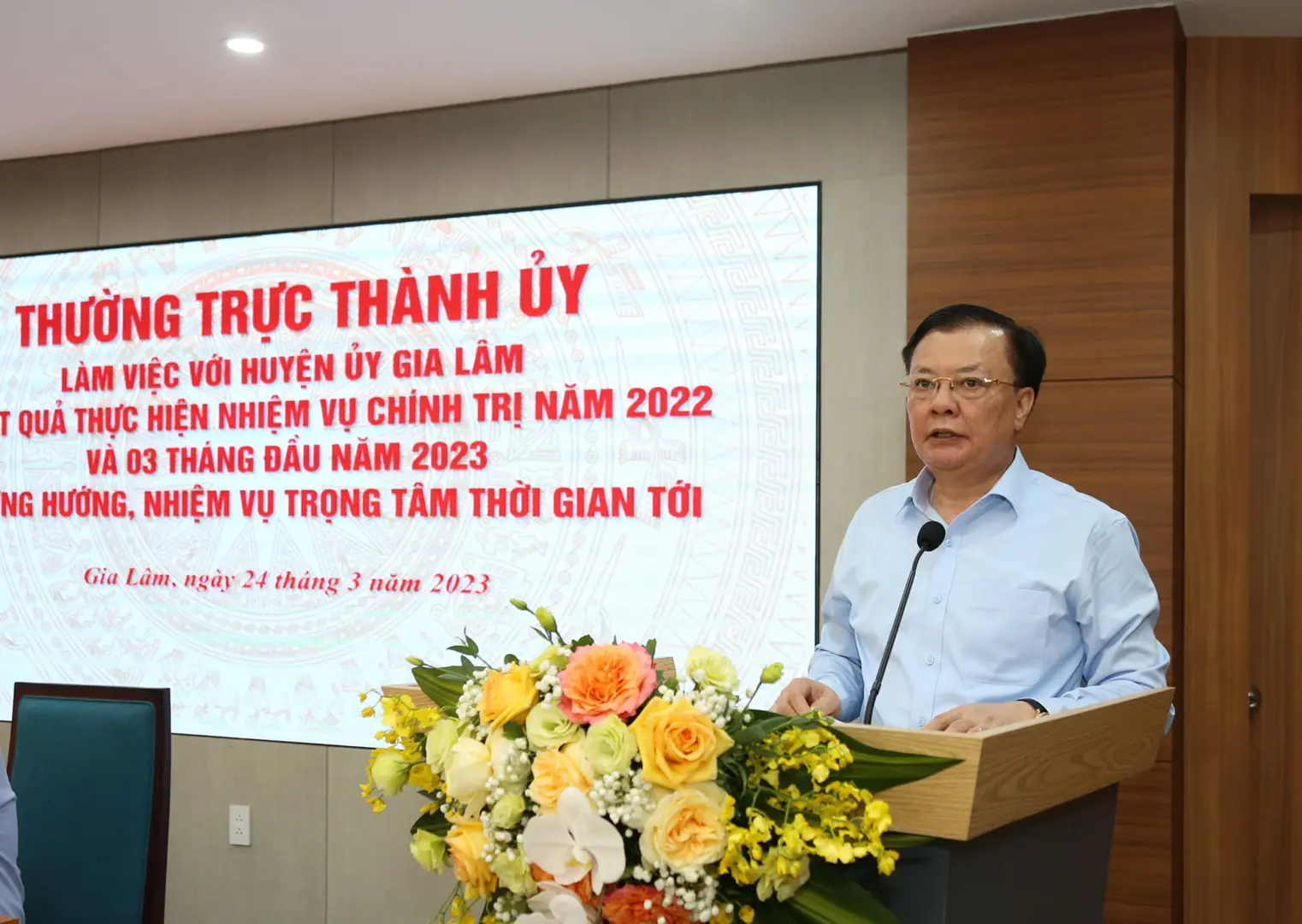 Bí thư Thành uỷ:Phải tìm ra một hướng đi lâu dài, bền vững cho Gia Lâm