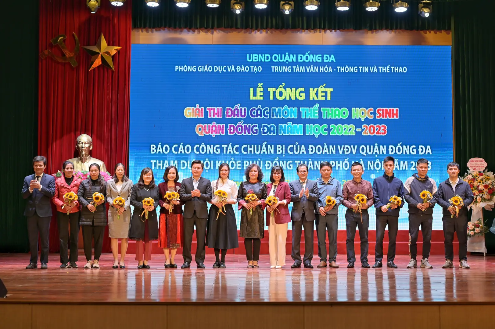 Hơn 2.600 vận động viên tham gia giải thể thao học sinh quận Đống Đa