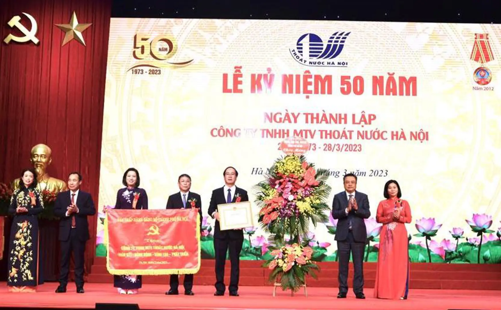 Kỷ niệm 50 năm ngày thành lập Công ty Thoát nước Hà Nội