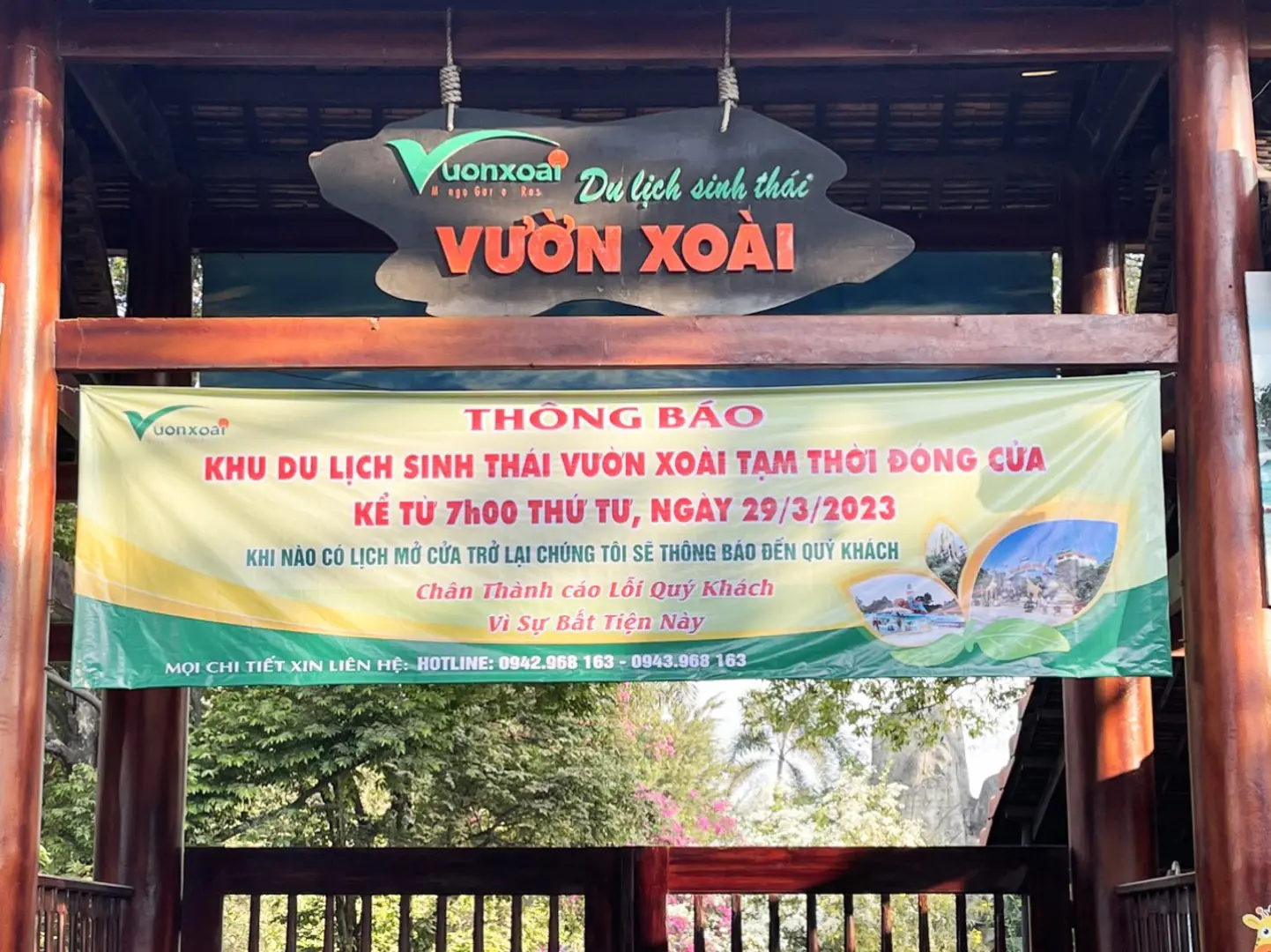 Đồng Nai: Khu du lịch Vườn Xoài đóng cửa