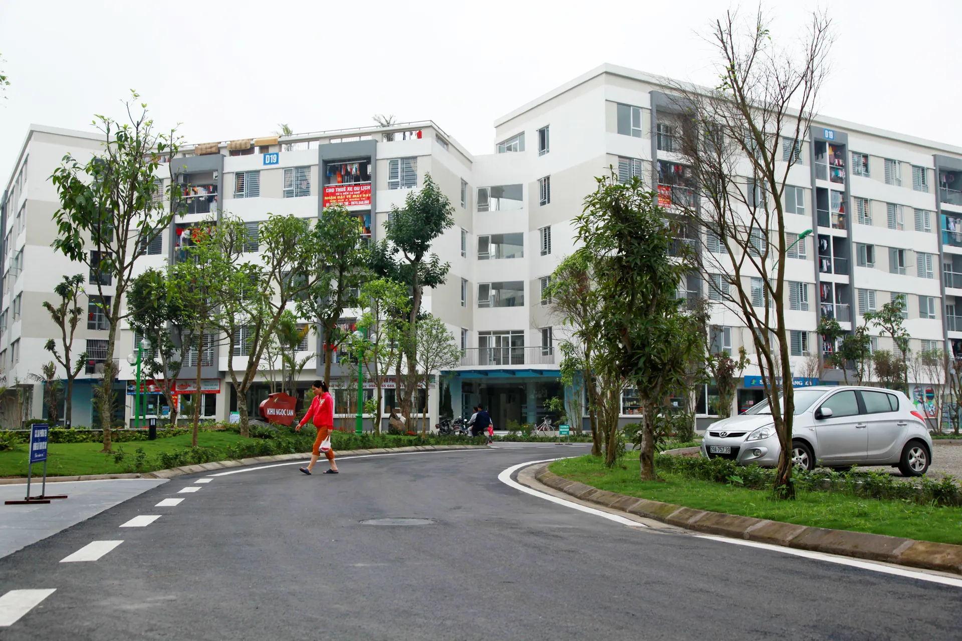 Nhà ở xã hội trên địa bàn huyện Gia Lâm, Hà Nội. Ảnh: Phạm Hùng