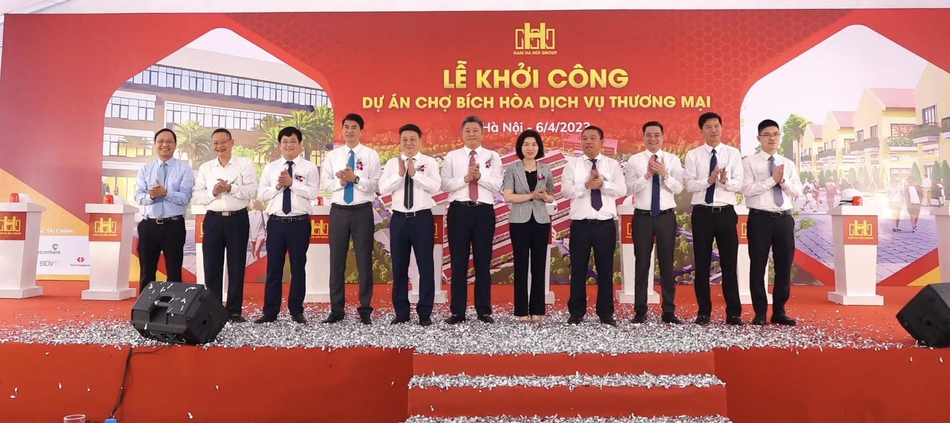 Hà Nội: Khởi công chợ đầu mối Bích Hòa rộng 5ha tại huyện Thanh Oai 