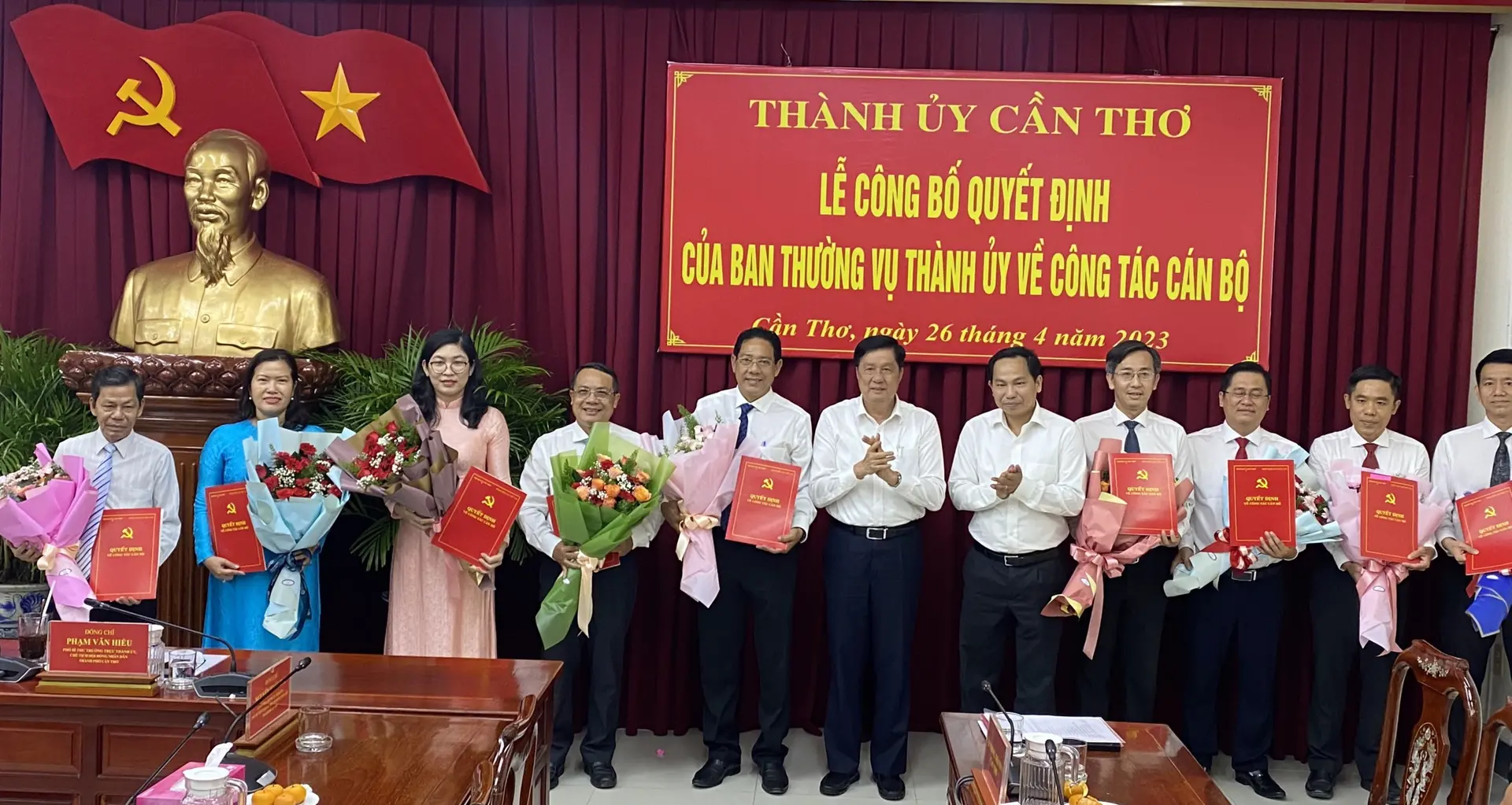 Cần Thơ: Điều động, bổ nhiệm hàng loạt cán bộ chủ chốt