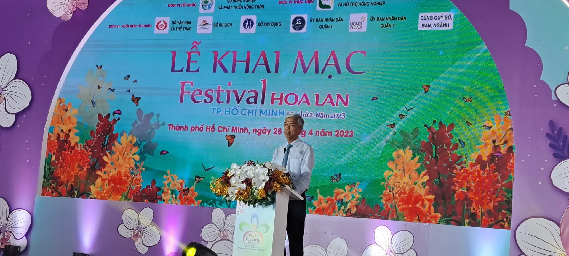 Hàng nghìn sắc hoa tại “Festival Hoa lan TP Hồ Chí Minh lần thứ hai”